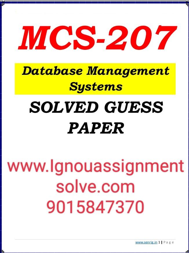 Get 60% Marks With Ignou Guess Paper Help